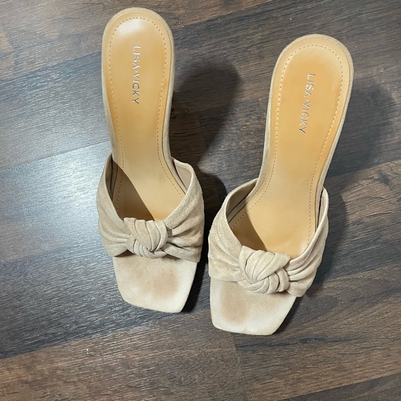 Tan suede mule heels - Picture 6 of 7